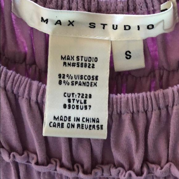 Lilac Max Studio Dress With Ruffles - Picture 5 of 6